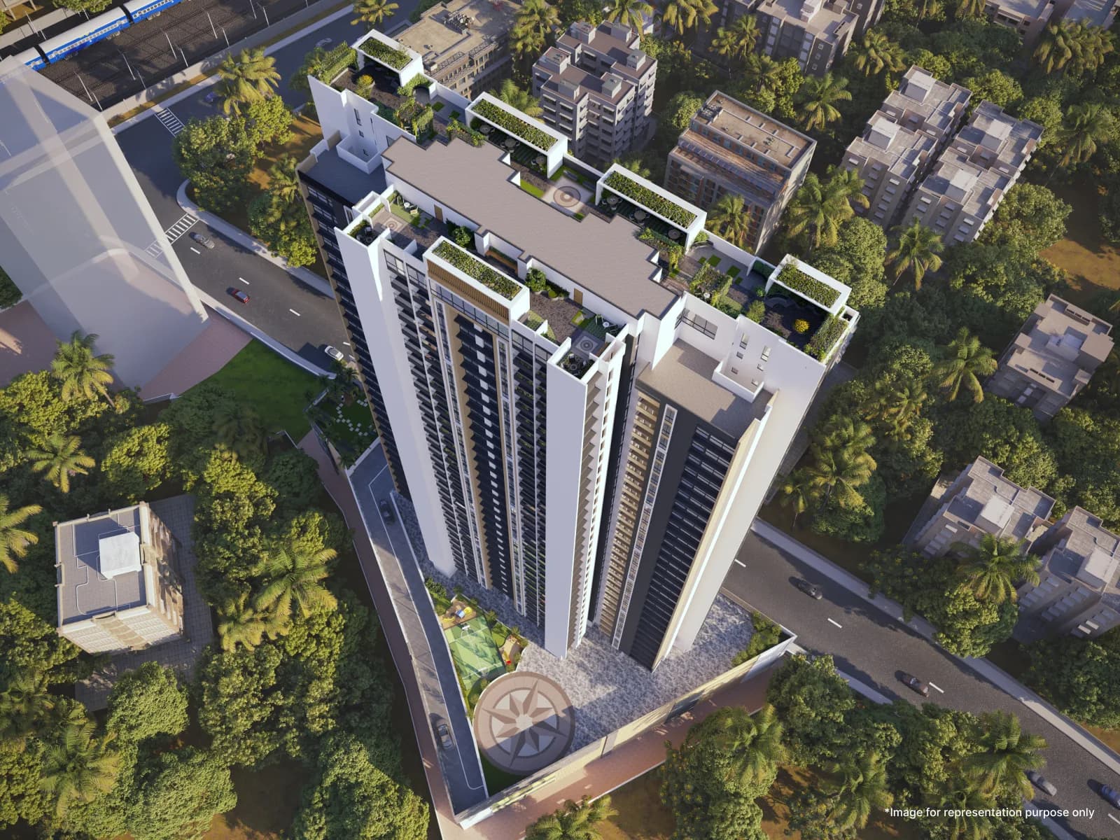 Kasturi Van — aerial top down