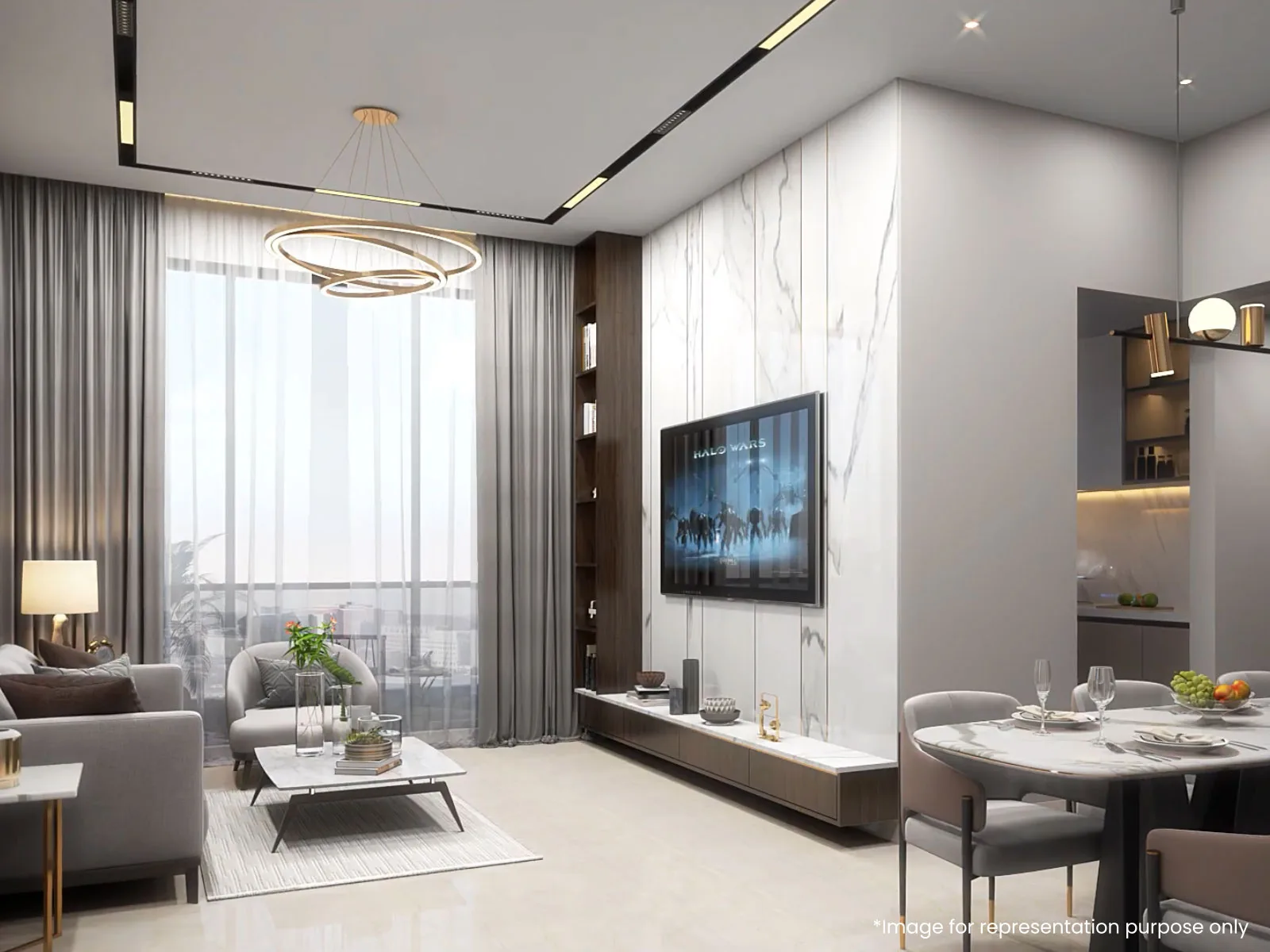 Skyline — living room